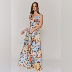 Picasso Art Maxi Dress